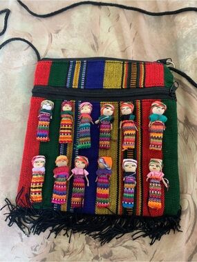 🔥Free with 50$ purchases or more 🔥🔥Handwoven Multicolor Guatemalan Doll bag